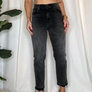 HIGH WAISTED GREY JEANS